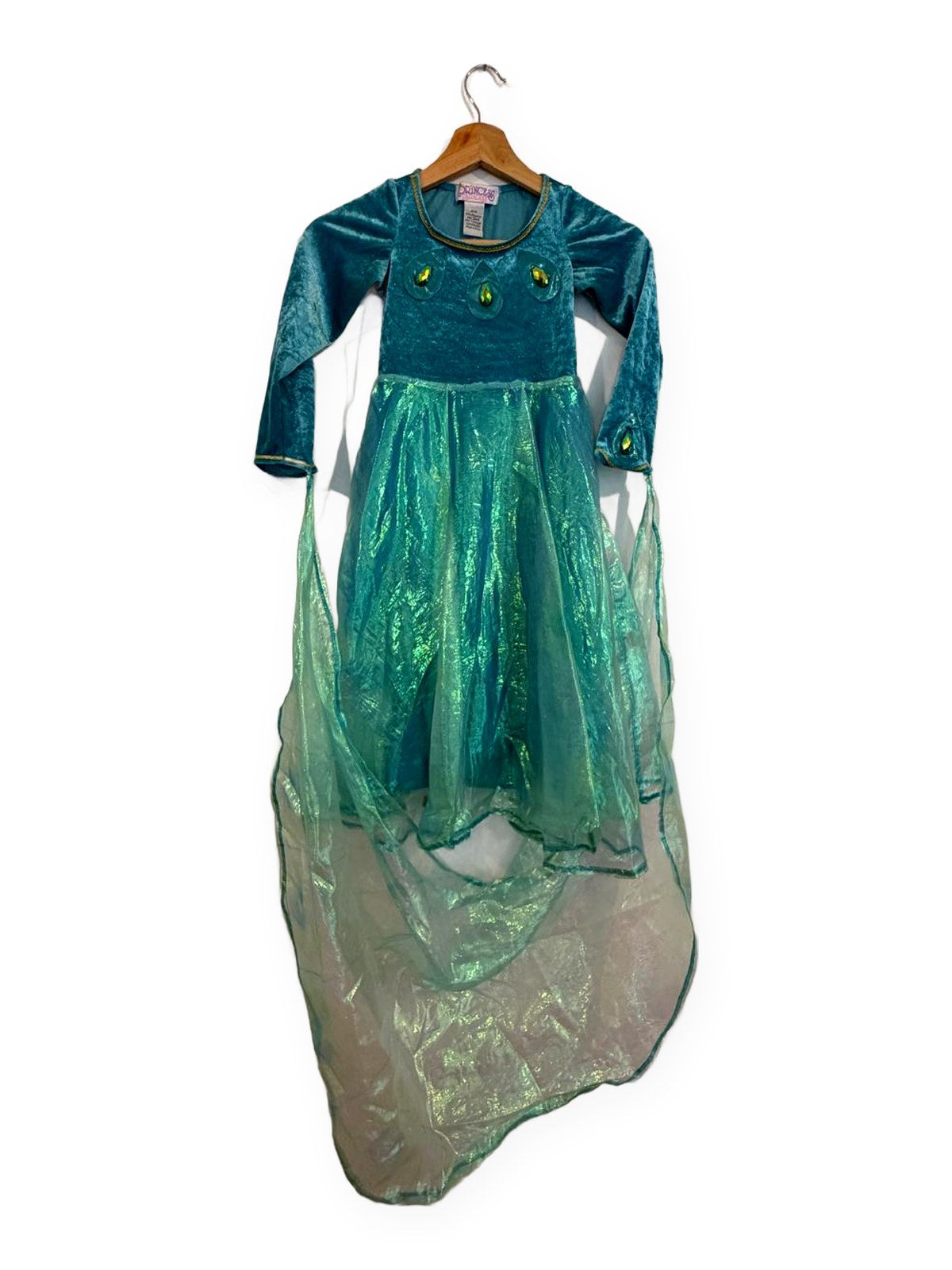 Vestido Princesa turquesa